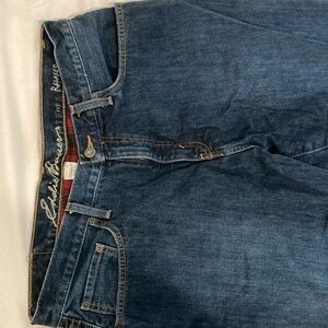 Men’s lined blue jeans